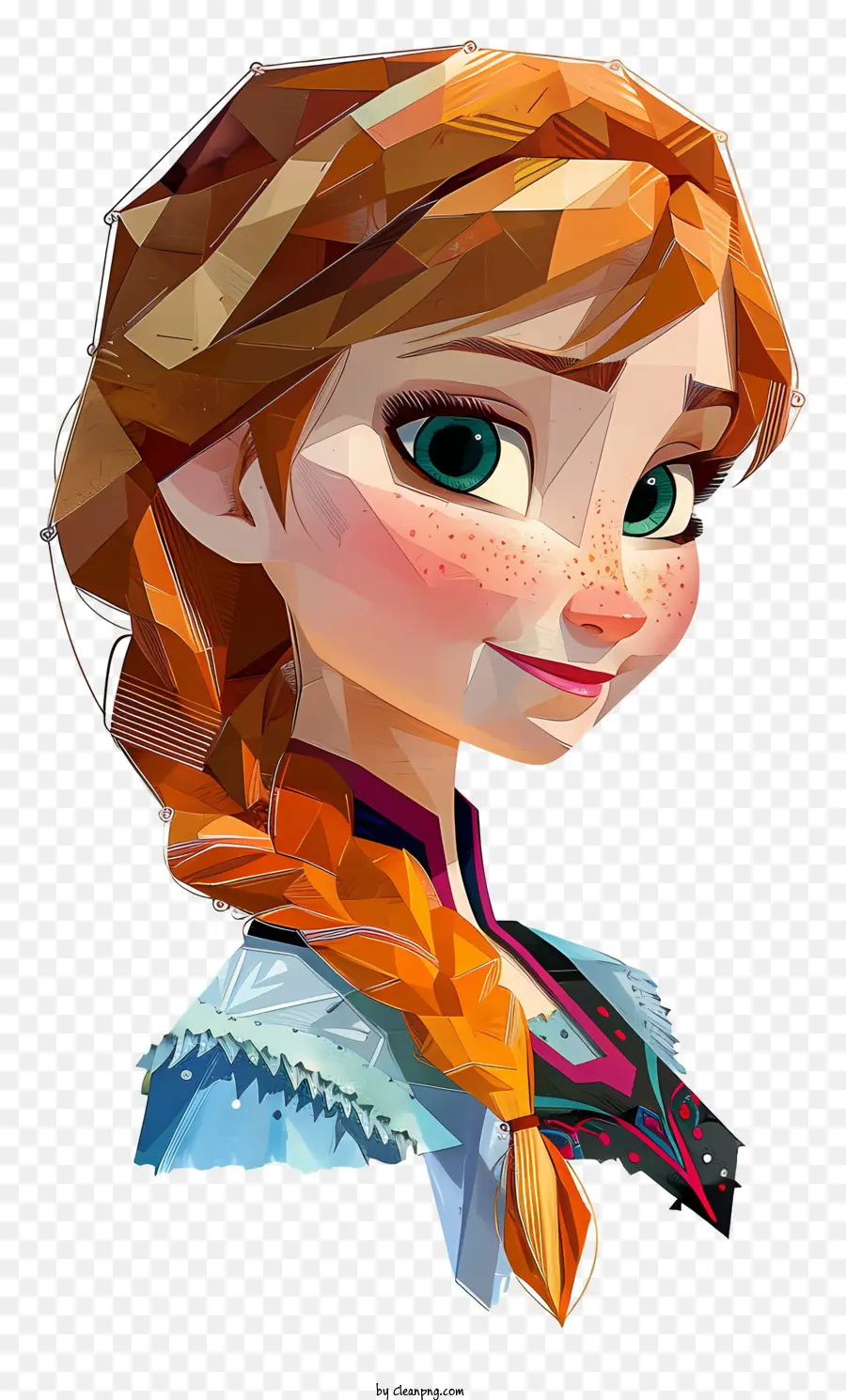 Frozen Anna Princess，Dessin Animé PNG