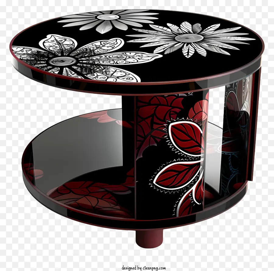 Table，Design Noir Et Blanc PNG
