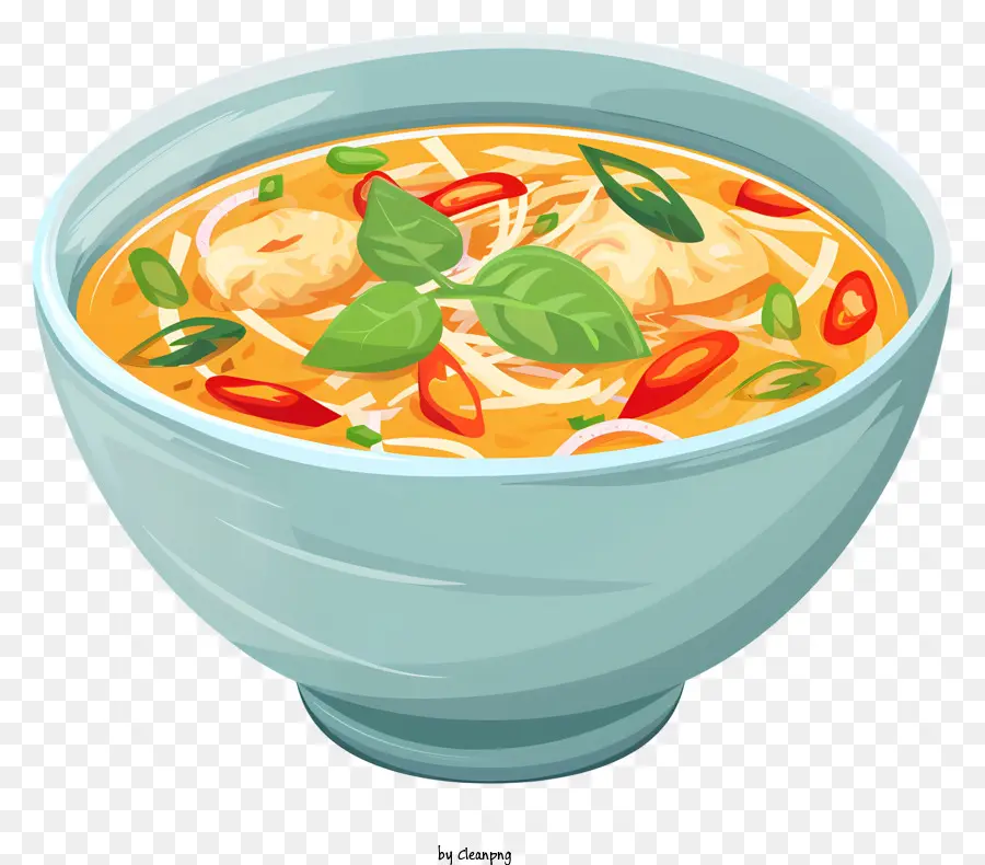 Penang Assam Laksa，Soupe De Nouilles PNG