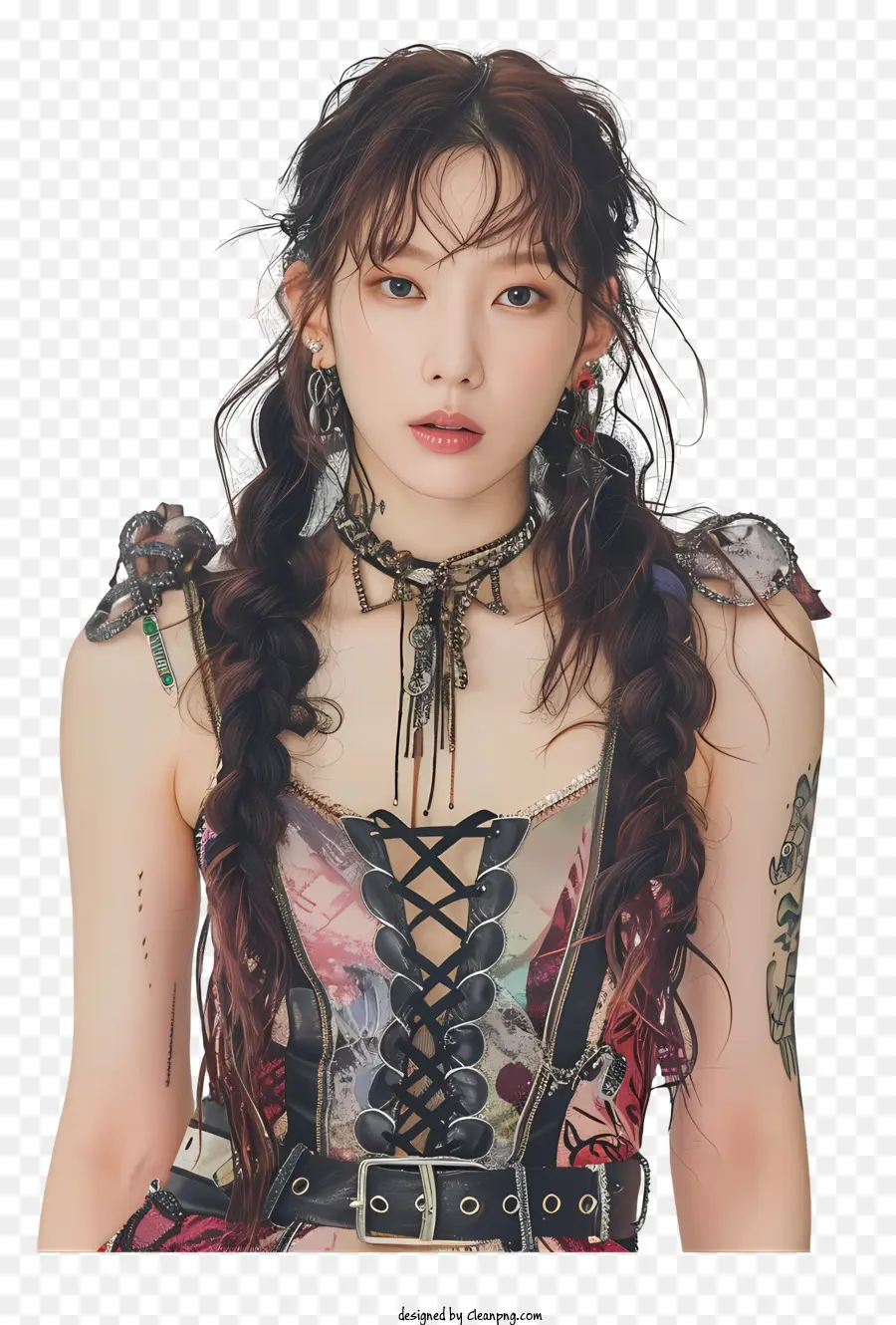 Taeyeon，Femme En Corset PNG