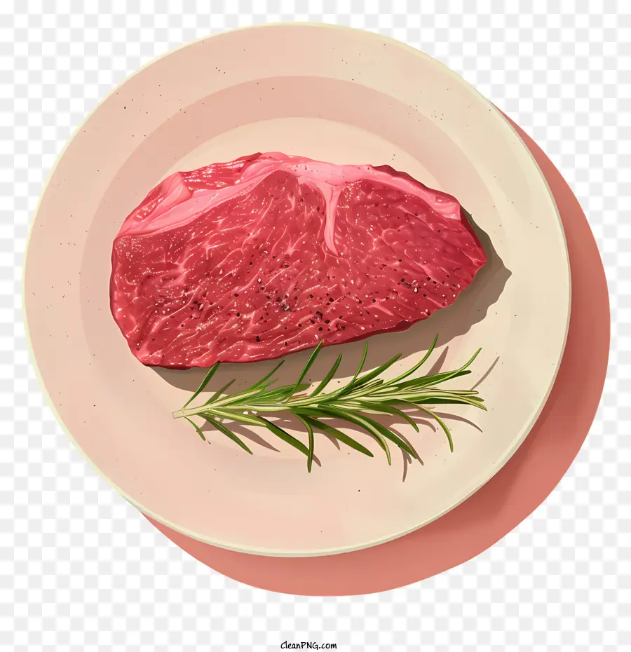 Rôti De Boeuf，Steak Moyen Rare PNG