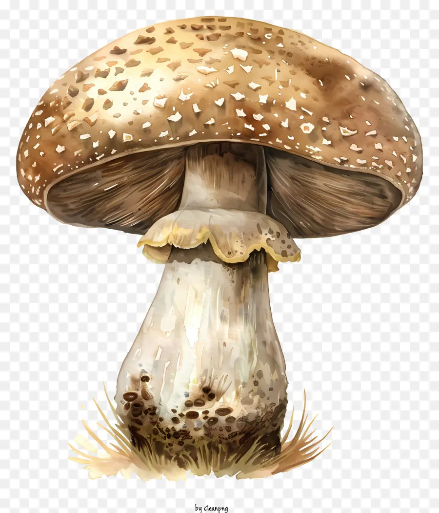 Champignon Commun，Champignon Brun PNG