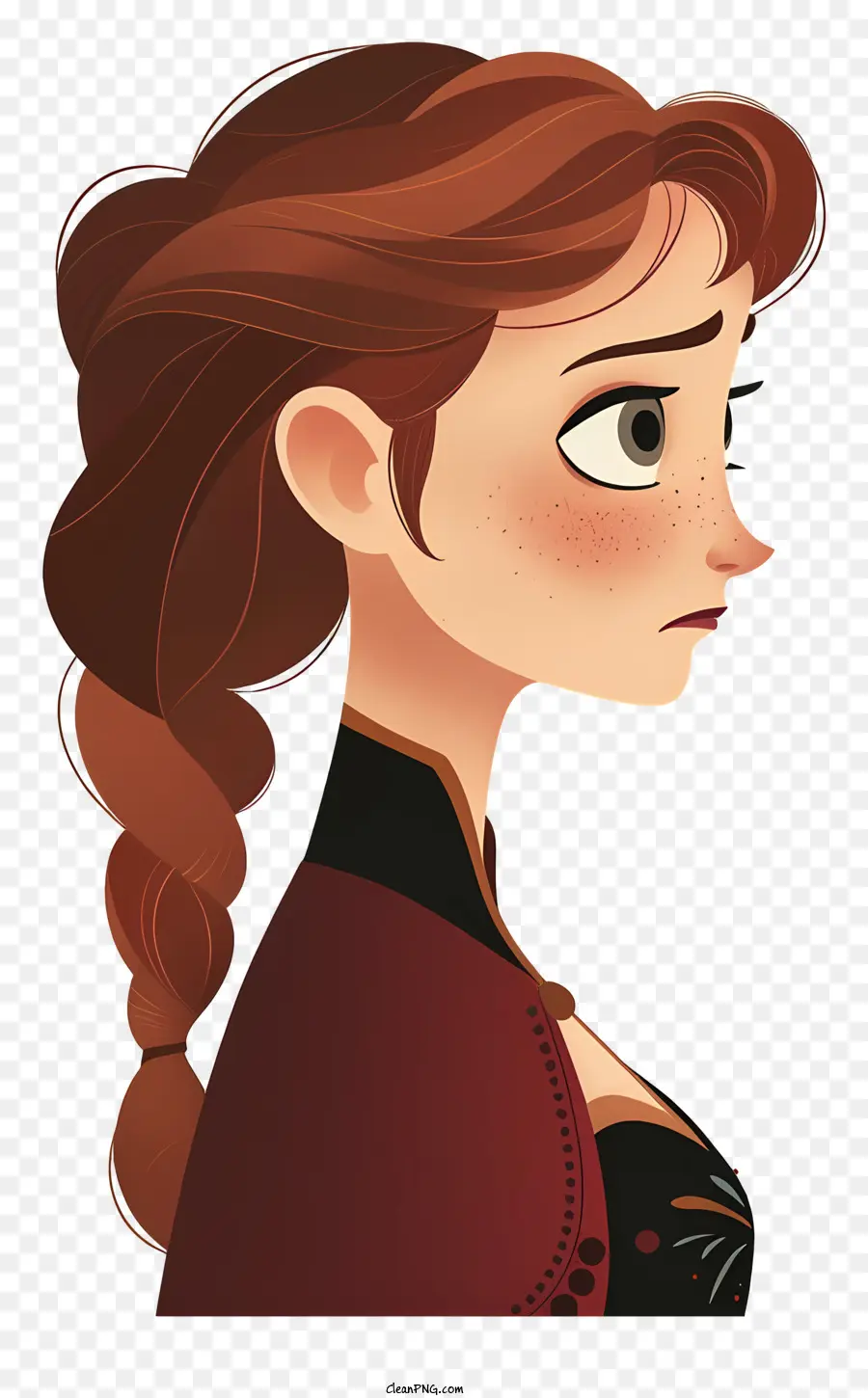 Frozen Anna Princess，Personnage De Dessin Animé PNG