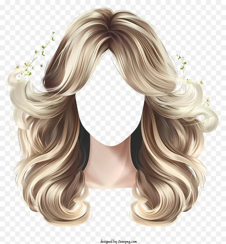 Coiffure De Printemps，Cheveux Bruns PNG