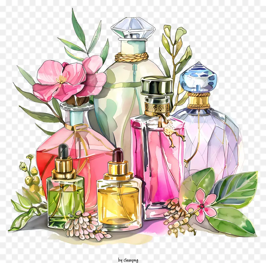 Jour De Parfum，Peinture à L'aquarelle PNG