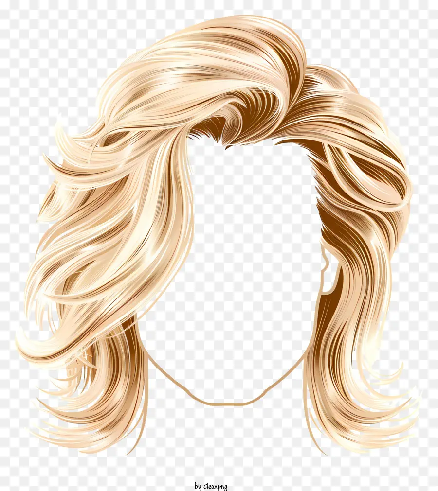 Coiffure Homme，Femme Blonde PNG