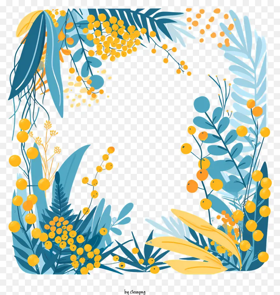 Design Floral，Fleurs Jaunes PNG