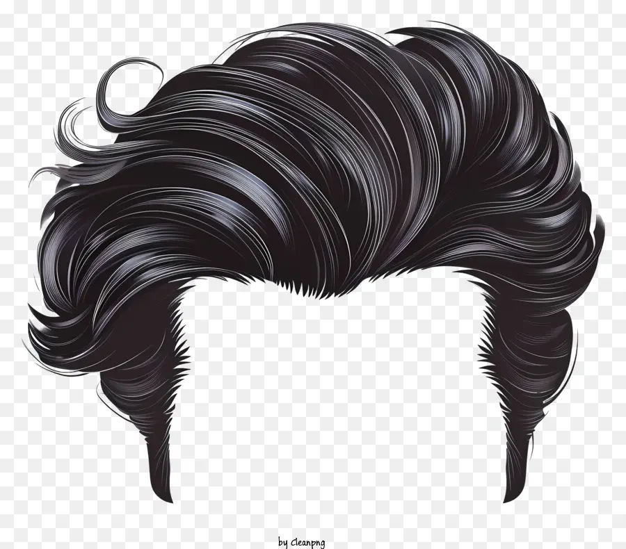 Coiffure Homme，Silhouette PNG