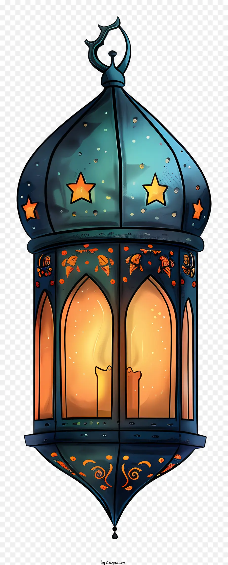 Musulman Lanterne，Lampe PNG