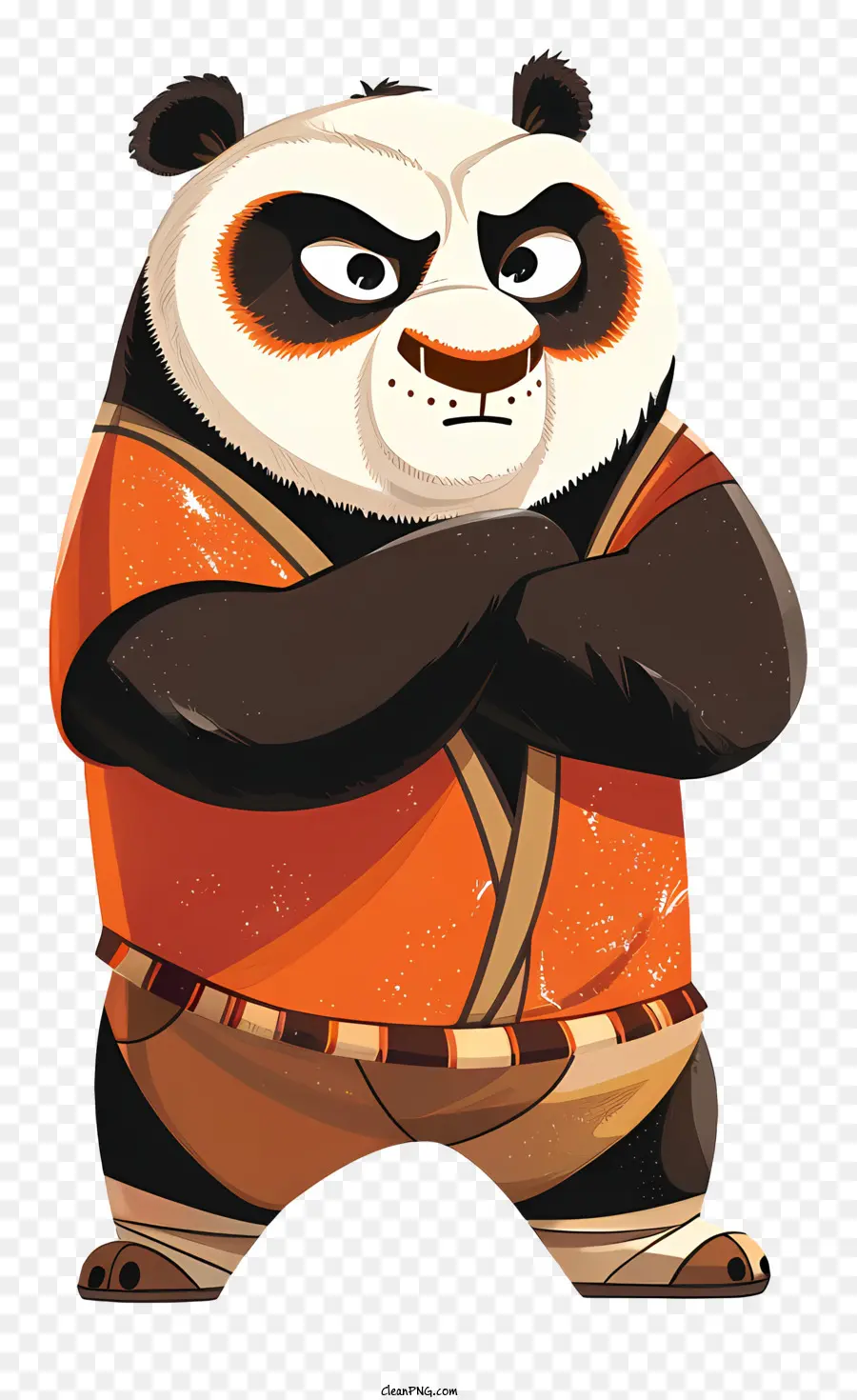 Kung Fu Panda，Dessin Animé De Panda PNG