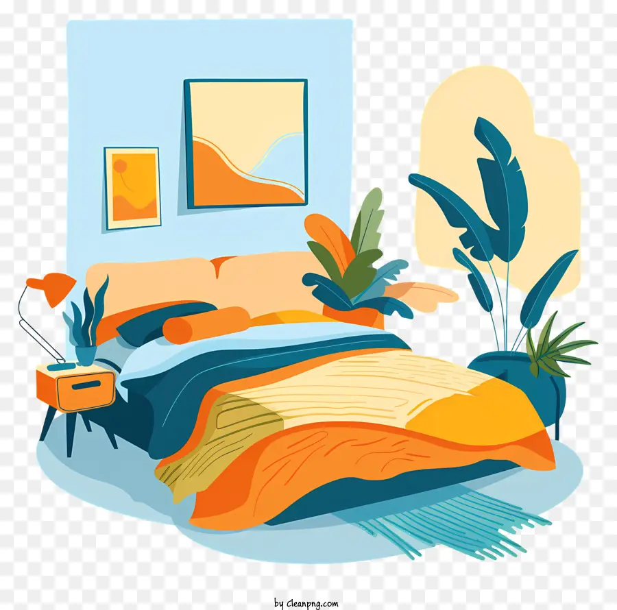 Dessin Animé De Chambre à Coucher，Chambre à Coucher PNG