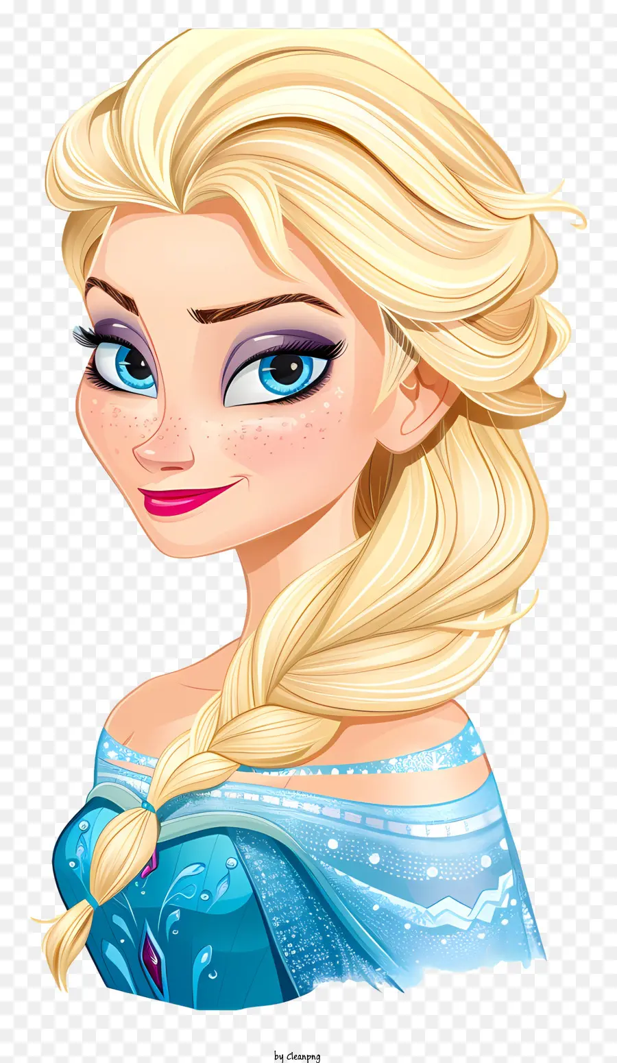 Princesse Elsa Congelée，Fille PNG