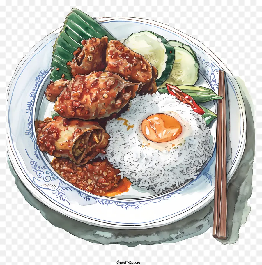 Rendang，Malaisien D'aliments PNG