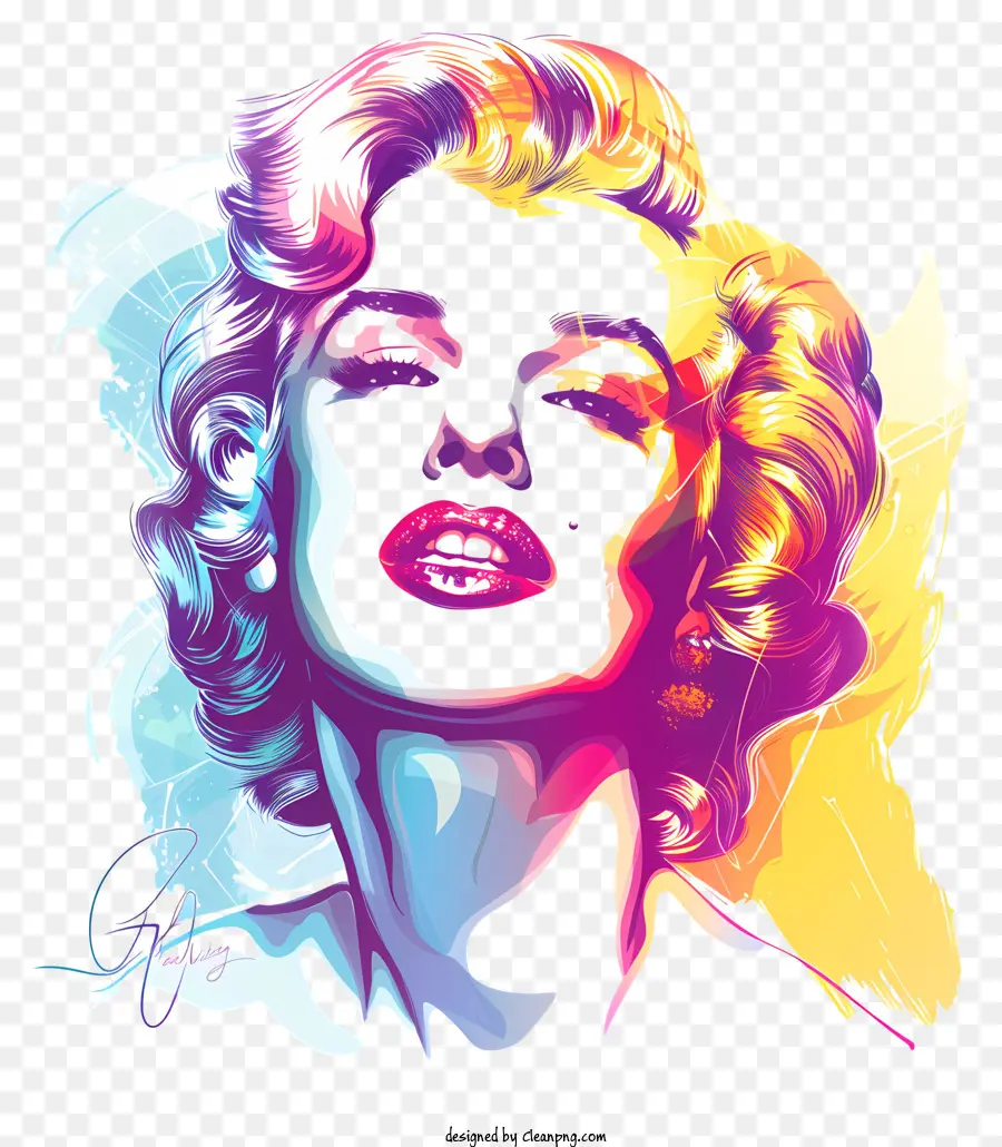 Marilyn Monroe，Le Pop Art PNG