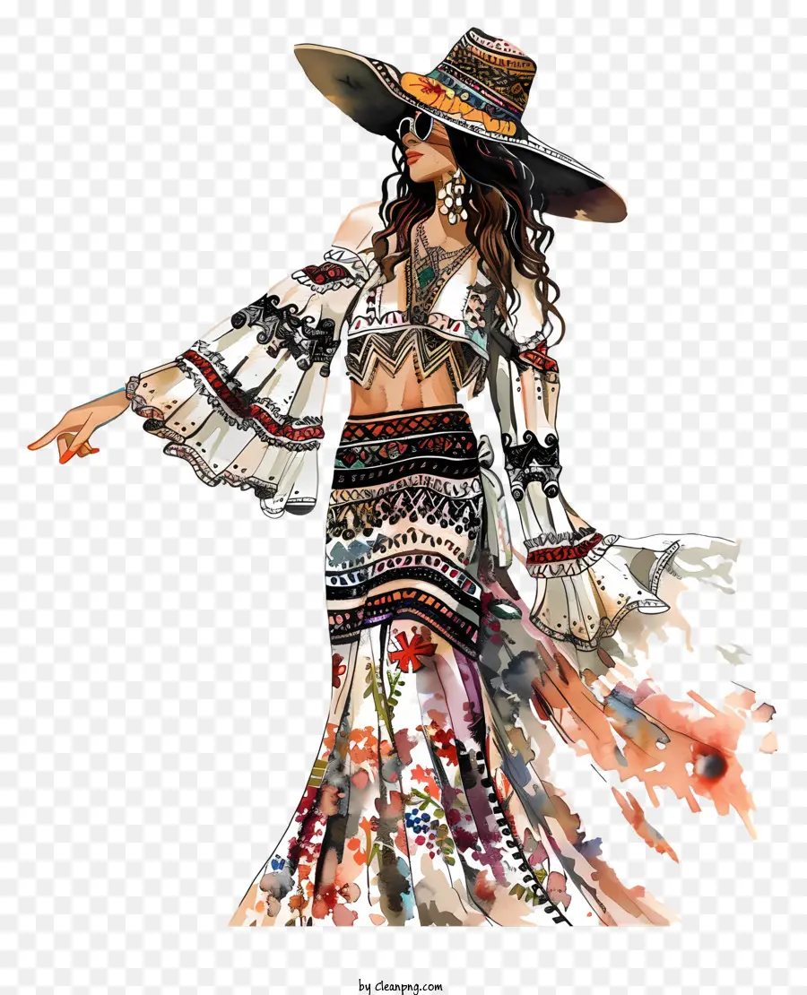 Boho，Femme PNG