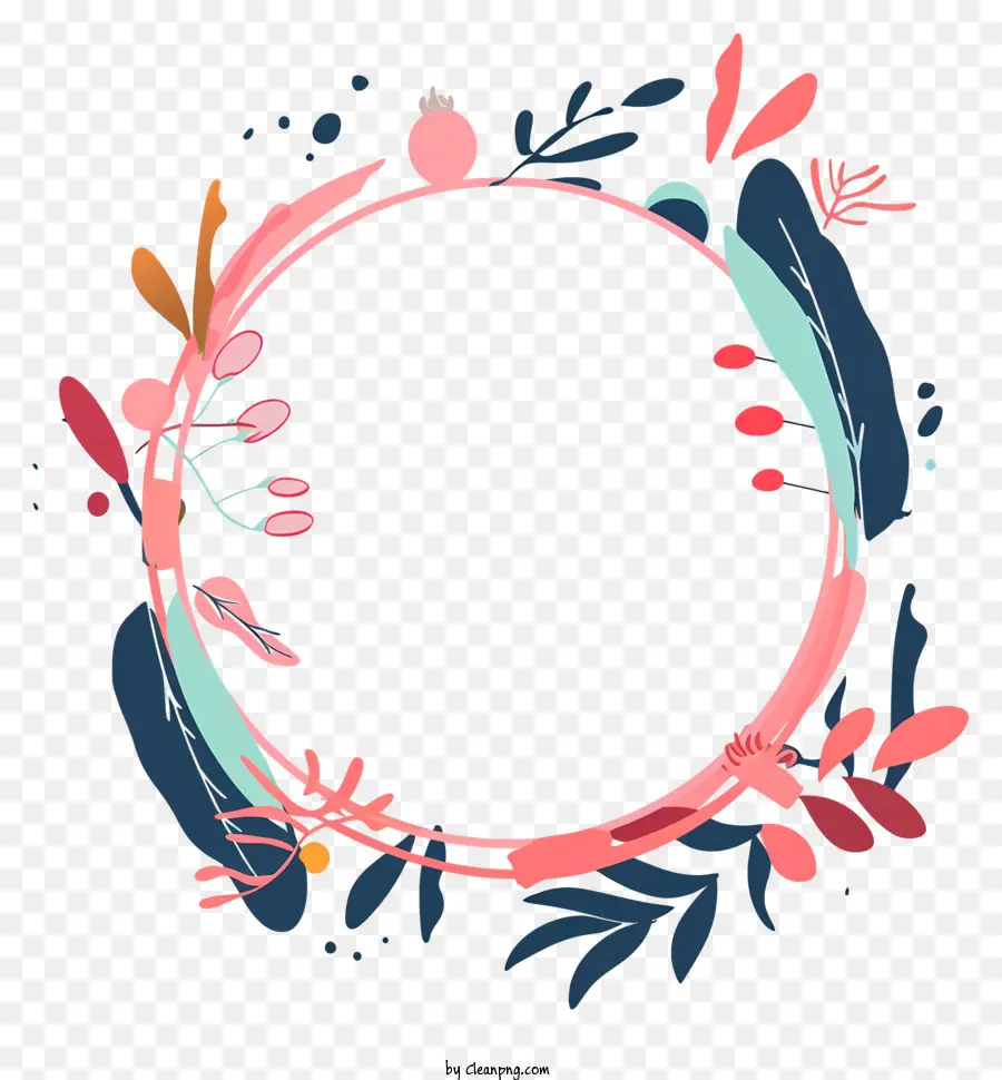 Les Cercles，Couronne De Fleurs PNG