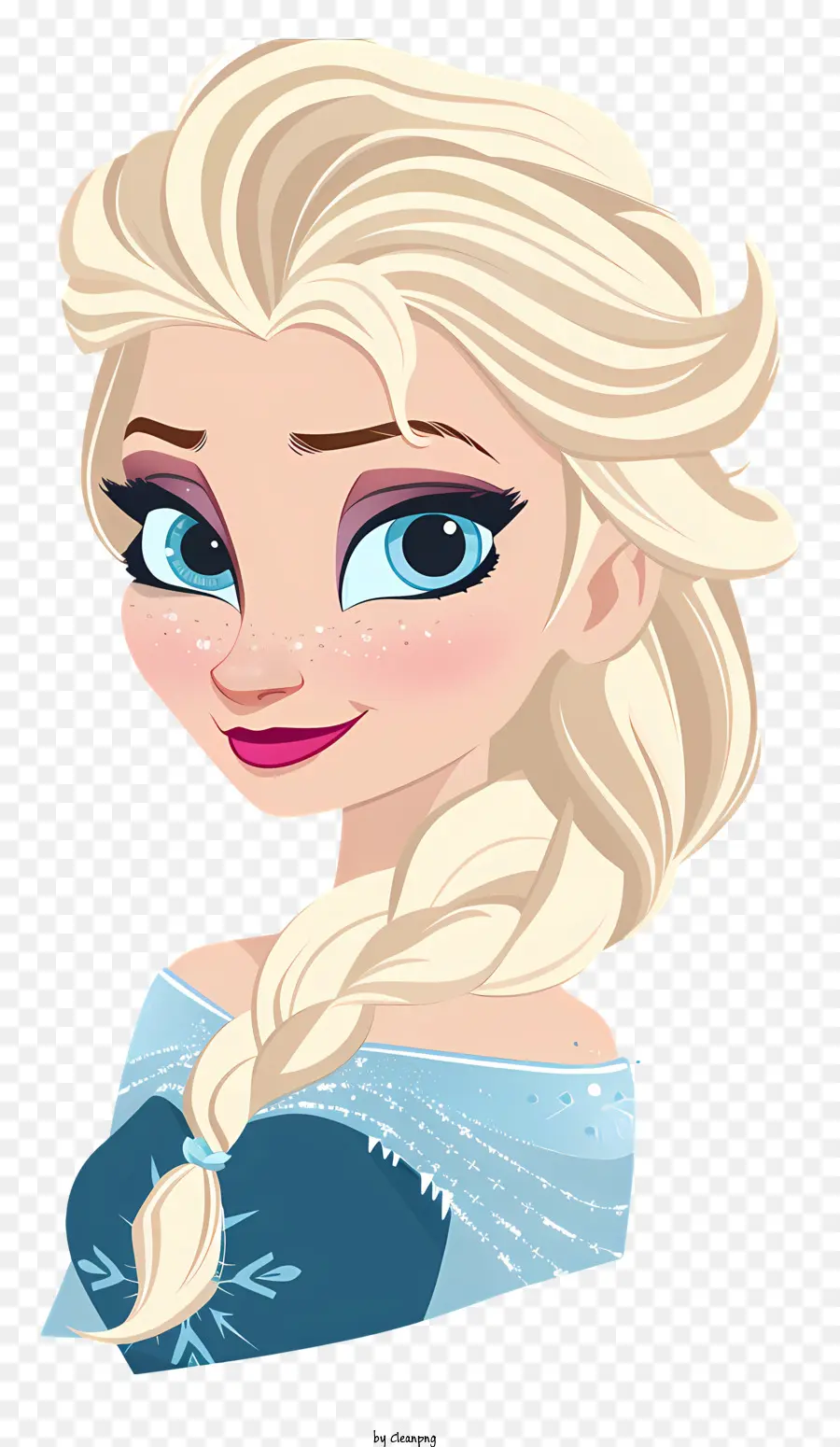 Princesse Elsa Gelée，Personnage De Dessin Animé PNG