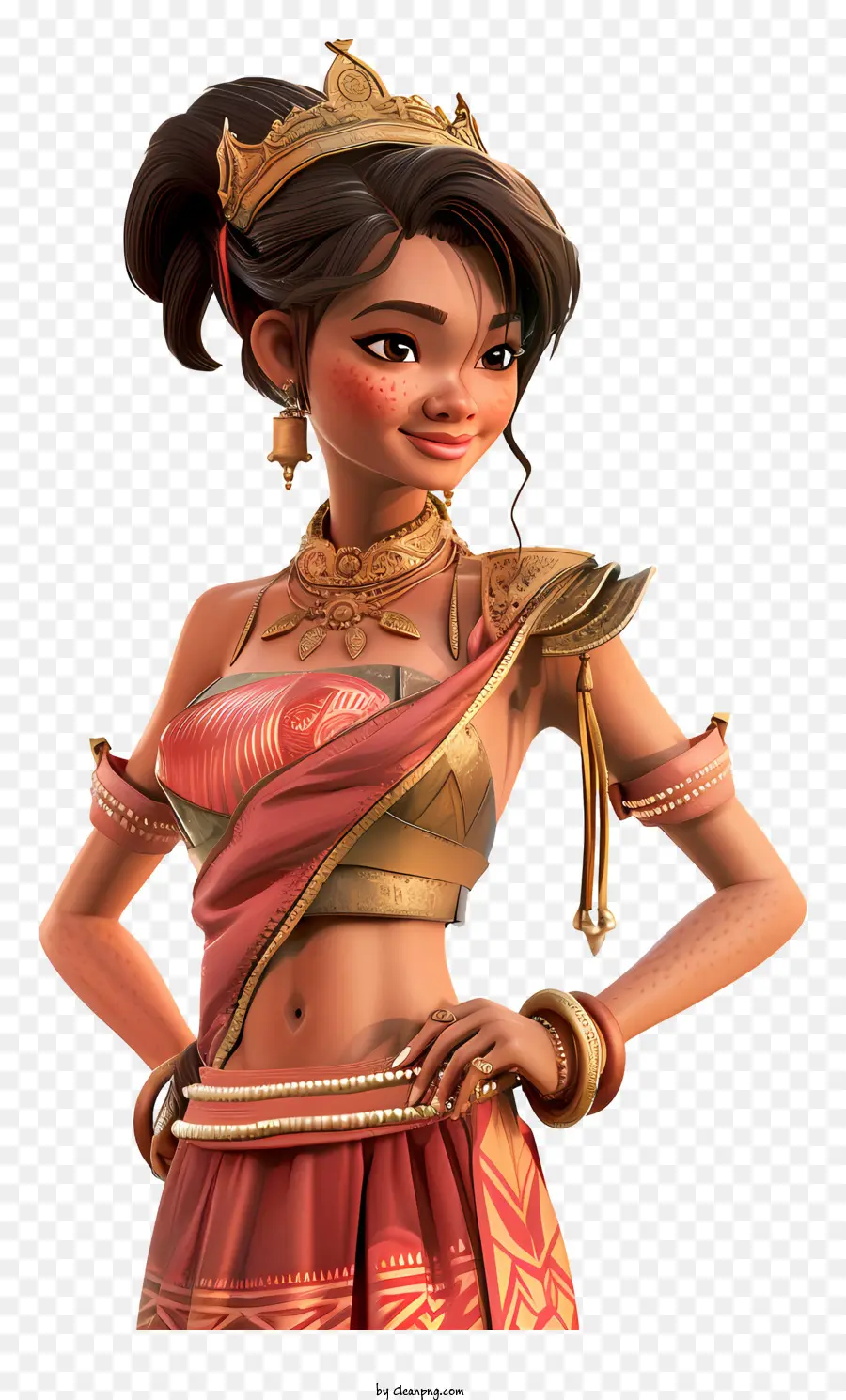 Femme Cambodgienne Dessin Animé，Femme Animée PNG