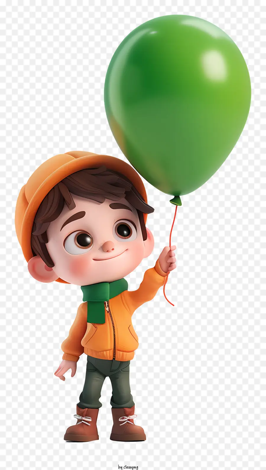 Garçon Tenant Un Ballon，Petit Garçon PNG