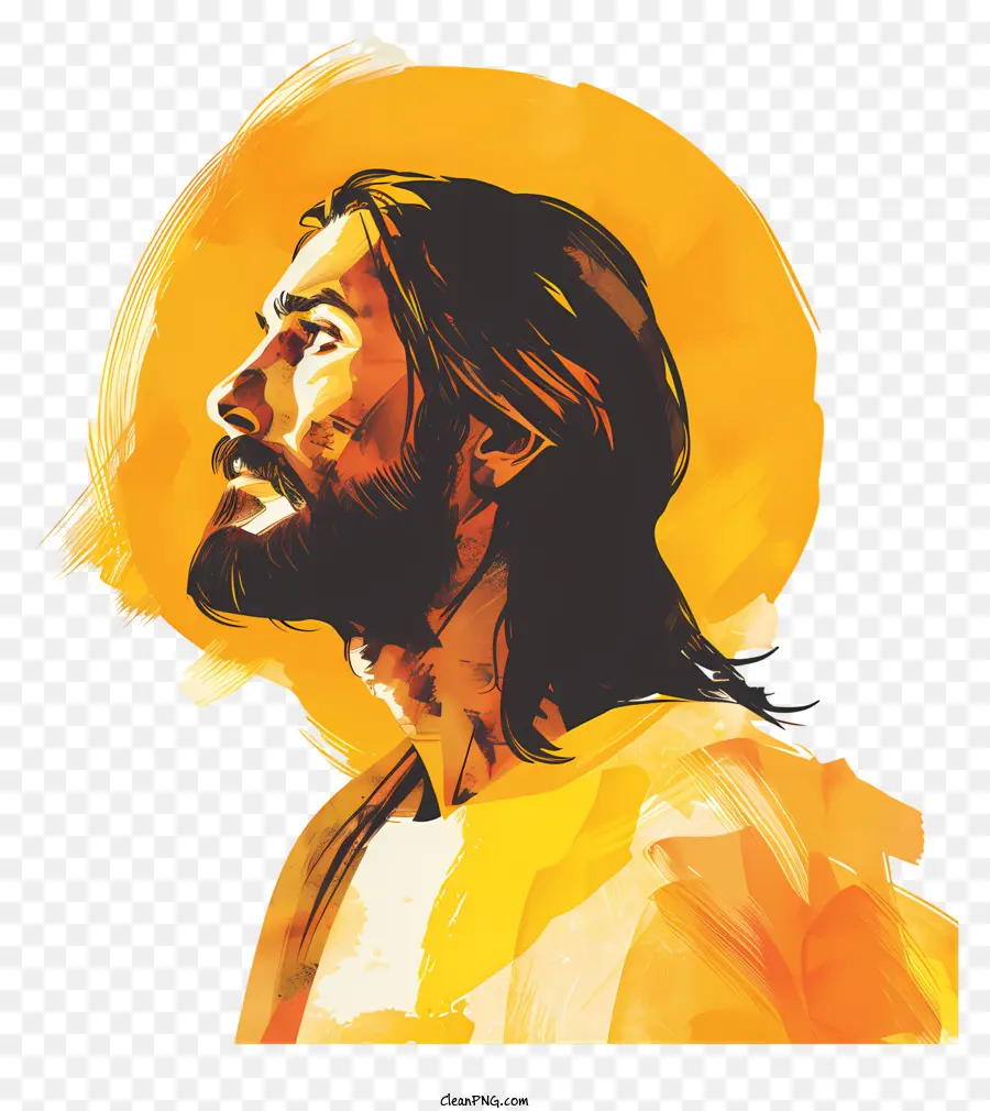 Jésus，Portrait PNG