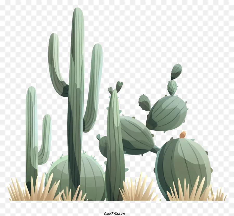 Cactus Mexicain，Cactus PNG