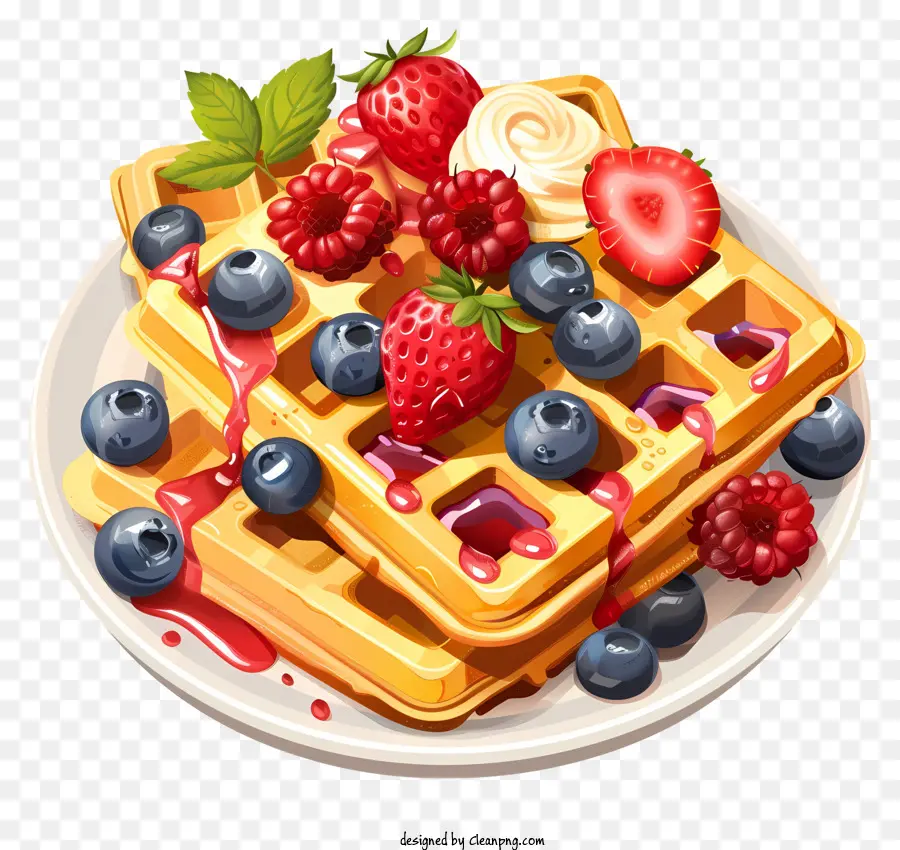 Waffle Jour，Gaufres PNG