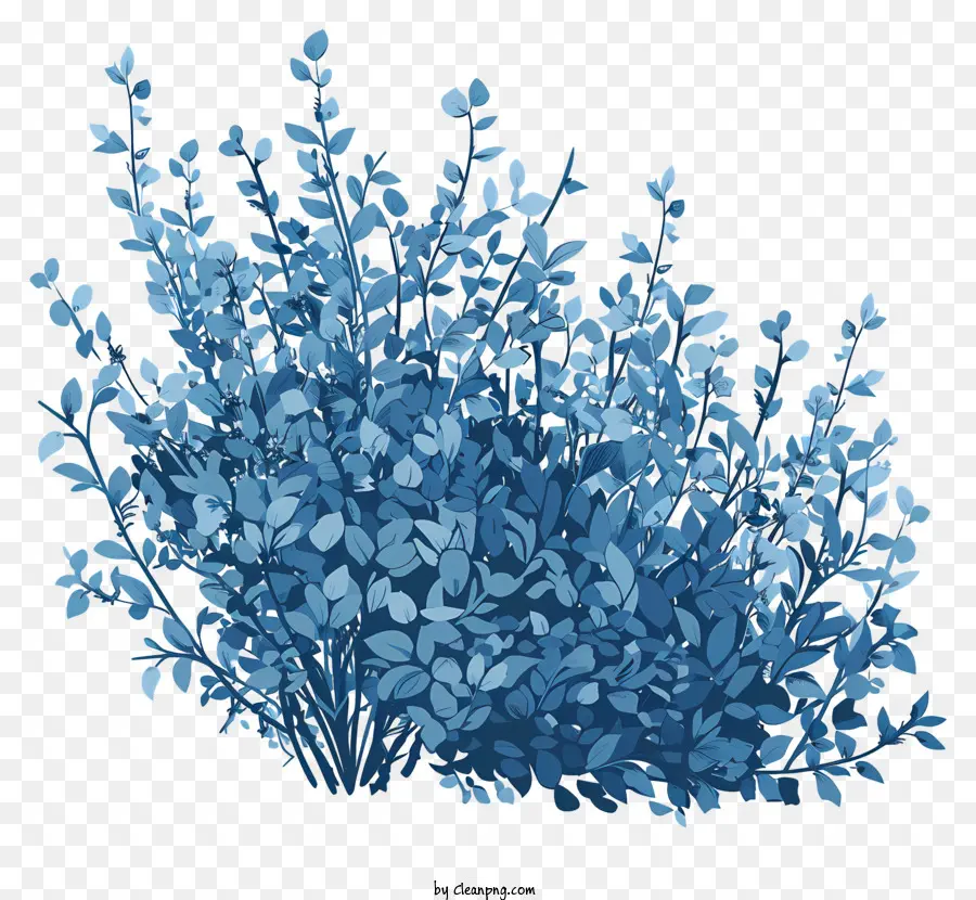 Des Buissons，Buisson Bleu PNG