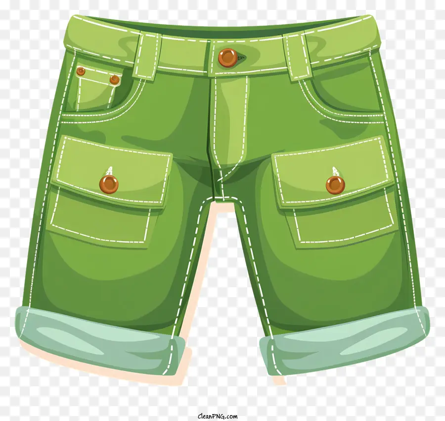 Dessin Animé Courts Métrages，Vert Shorts PNG