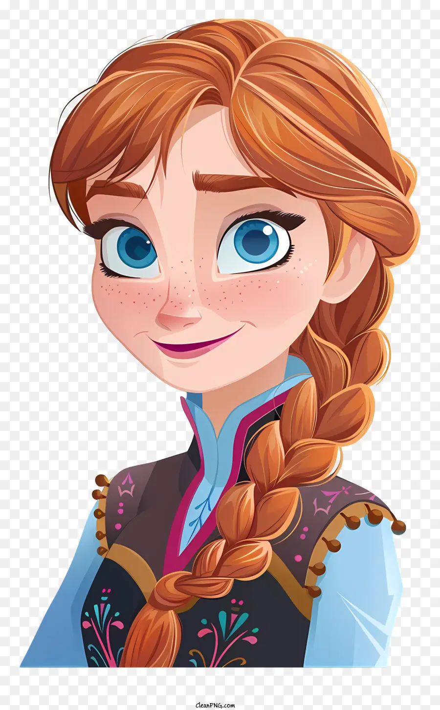 Frozen Anna Princess，Dessin Animé PNG