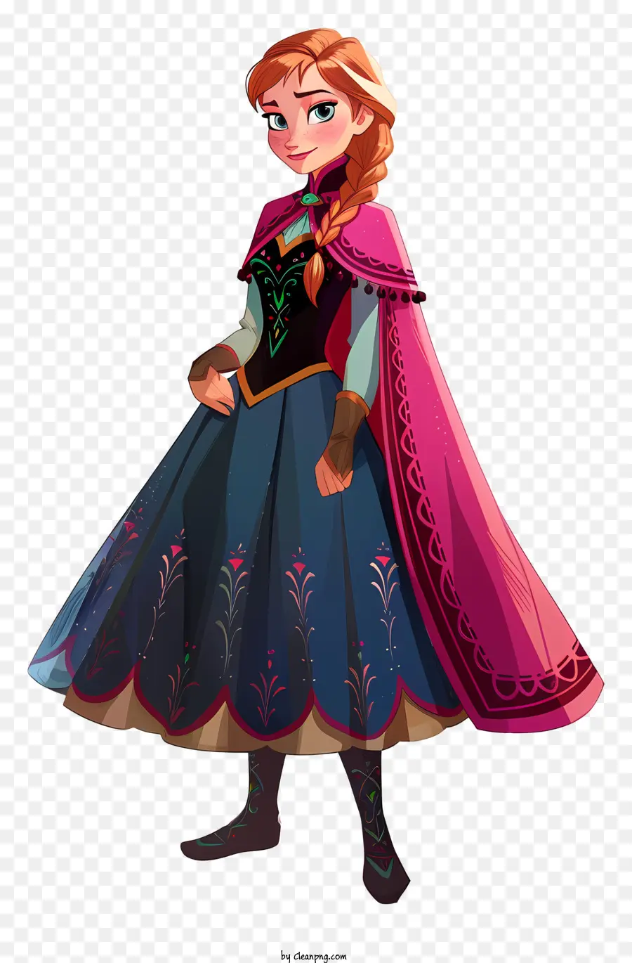 Frozen Anna Princess，La Mode PNG