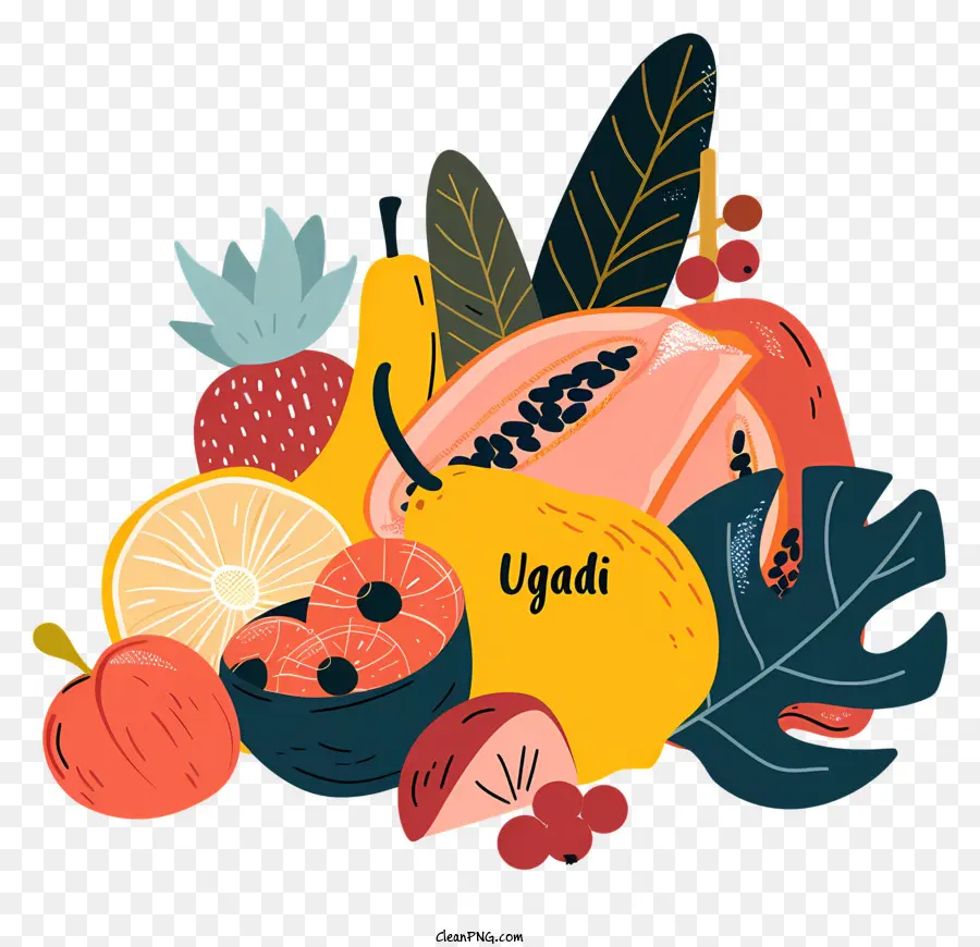 Joyeux Ougadi，Fruits PNG