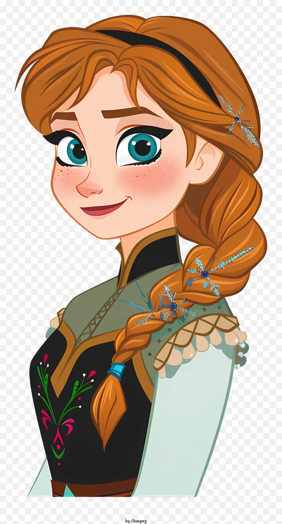 Frozen Anna Princess，Jeune Femme PNG
