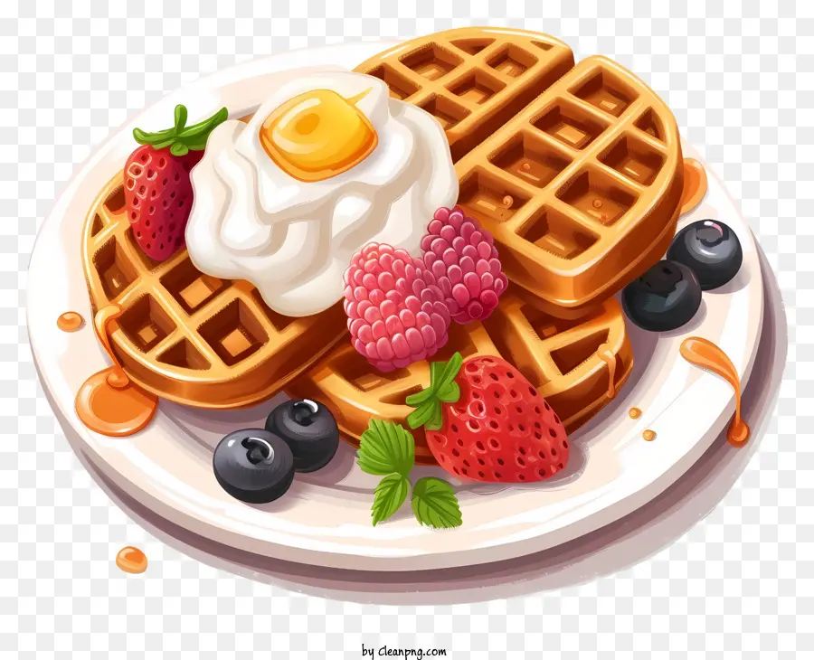 Waffle Jour，Gaufres PNG