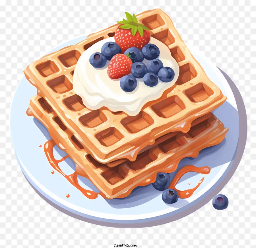 Waffle Jour，Gaufres PNG