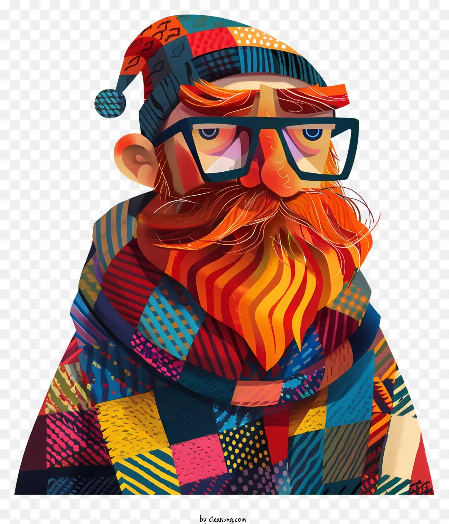 Journée Du Tartan，Homme à Barbe PNG