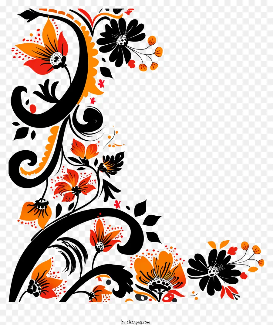 La Frontière De La Texture，Floral Frontière PNG