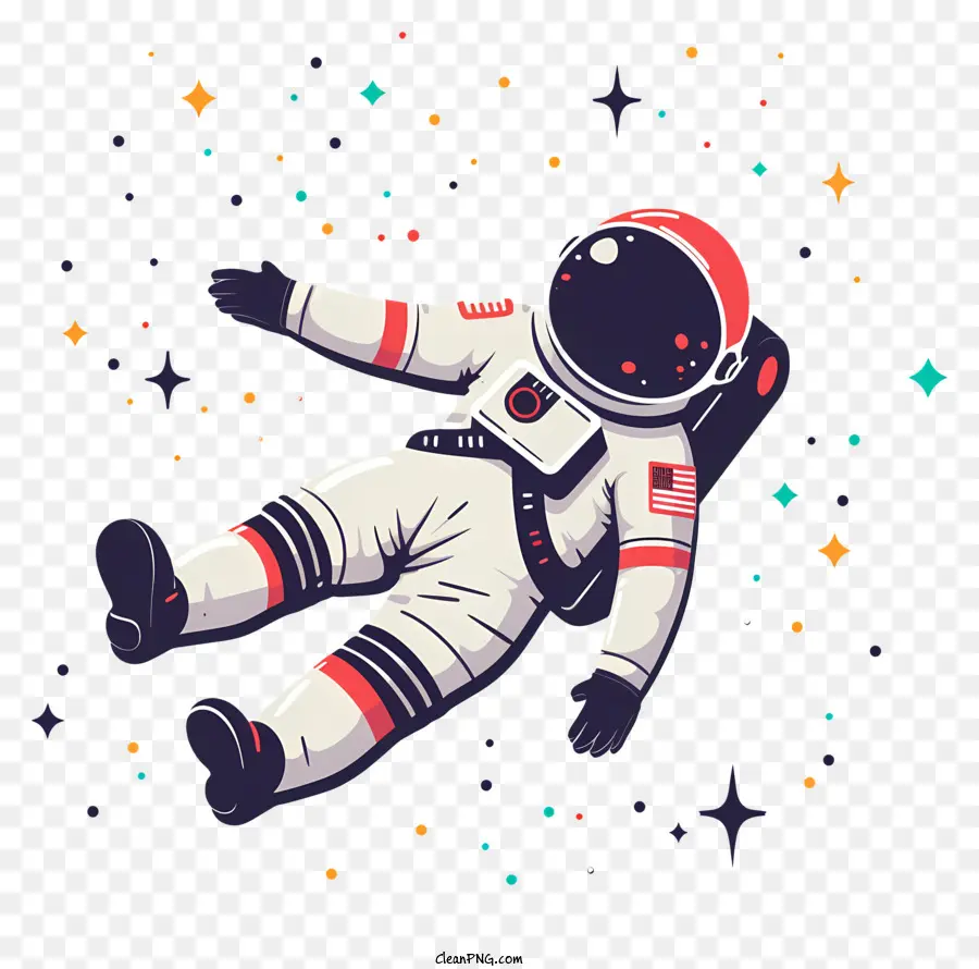 Astronaute Flottant Dans L'espace，L'astronaute PNG