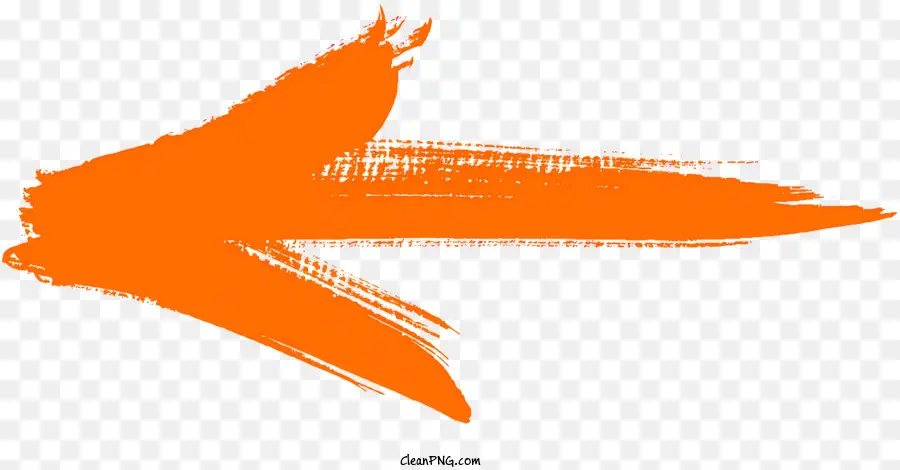 Flèche，Orange PNG