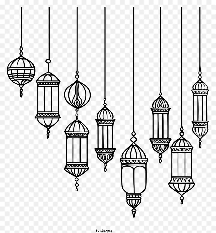 Lampe Islamique，Lanternes Suspendues PNG