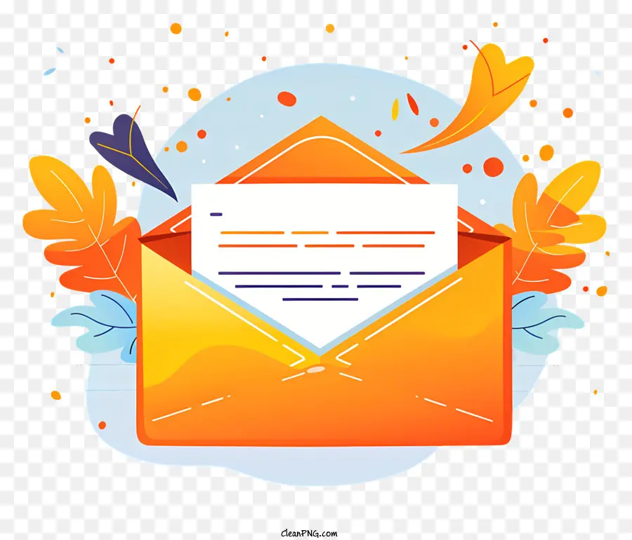 Lettre Ouverte，Enveloppe PNG