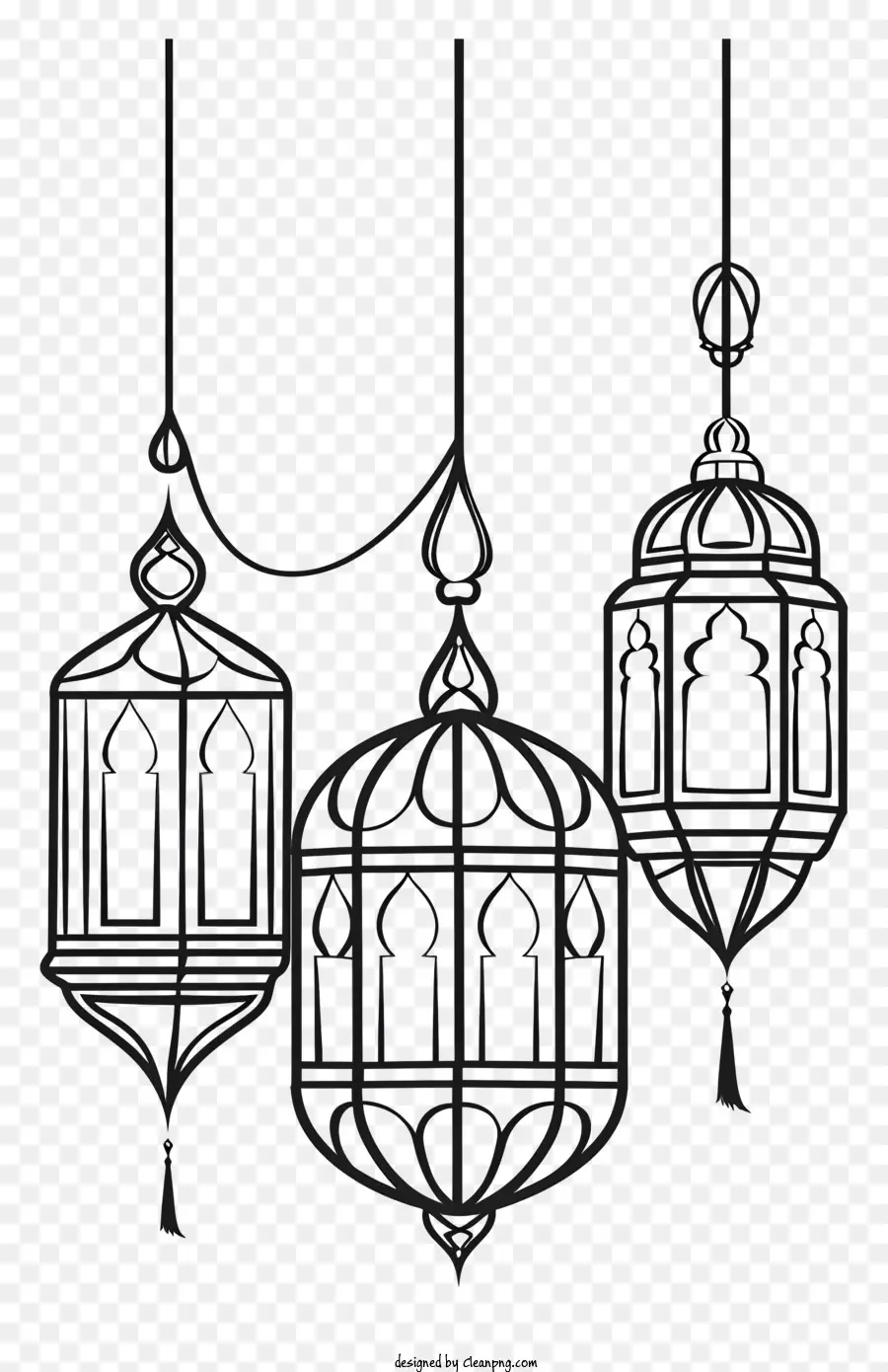 Islamique De La Lampe，Lanternes Ornées PNG