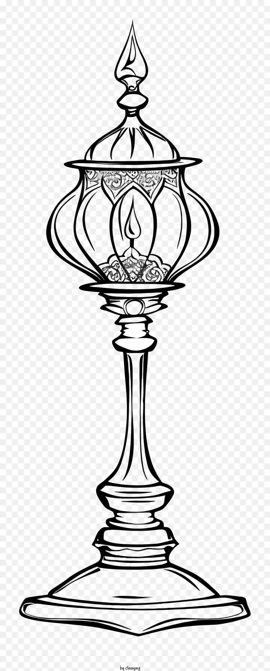 Islamique De La Lampe，Vase Orné PNG