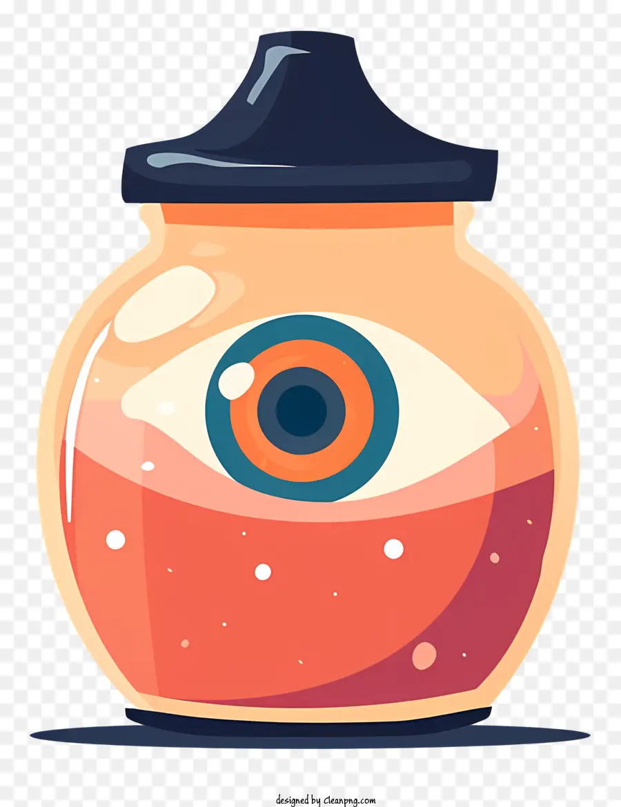 Pot Avec Potion Et Oeil，Pot Avec Oeil PNG