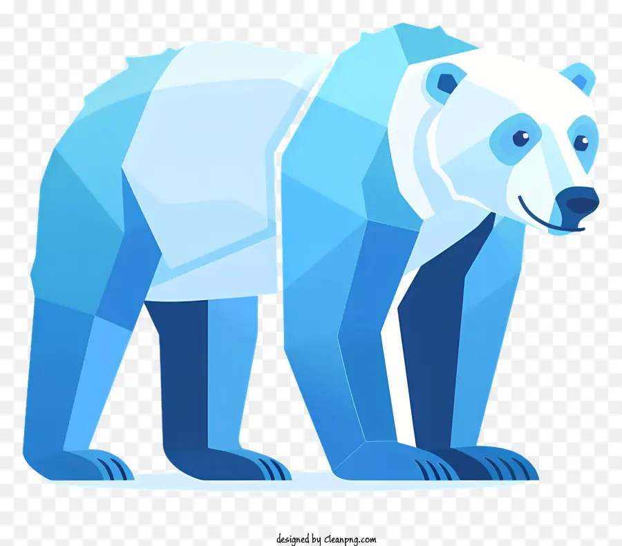 L'ours Polaire，Le Pixel Art PNG