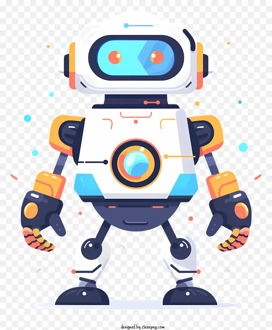 Chatbot Robot，Robot Bleu PNG