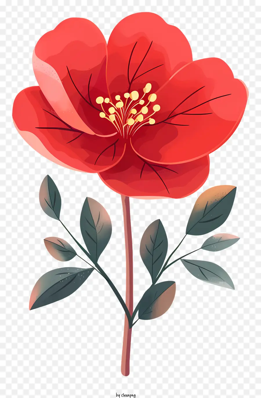 Fleur Rouge Fleurir，Fleur Rouge PNG