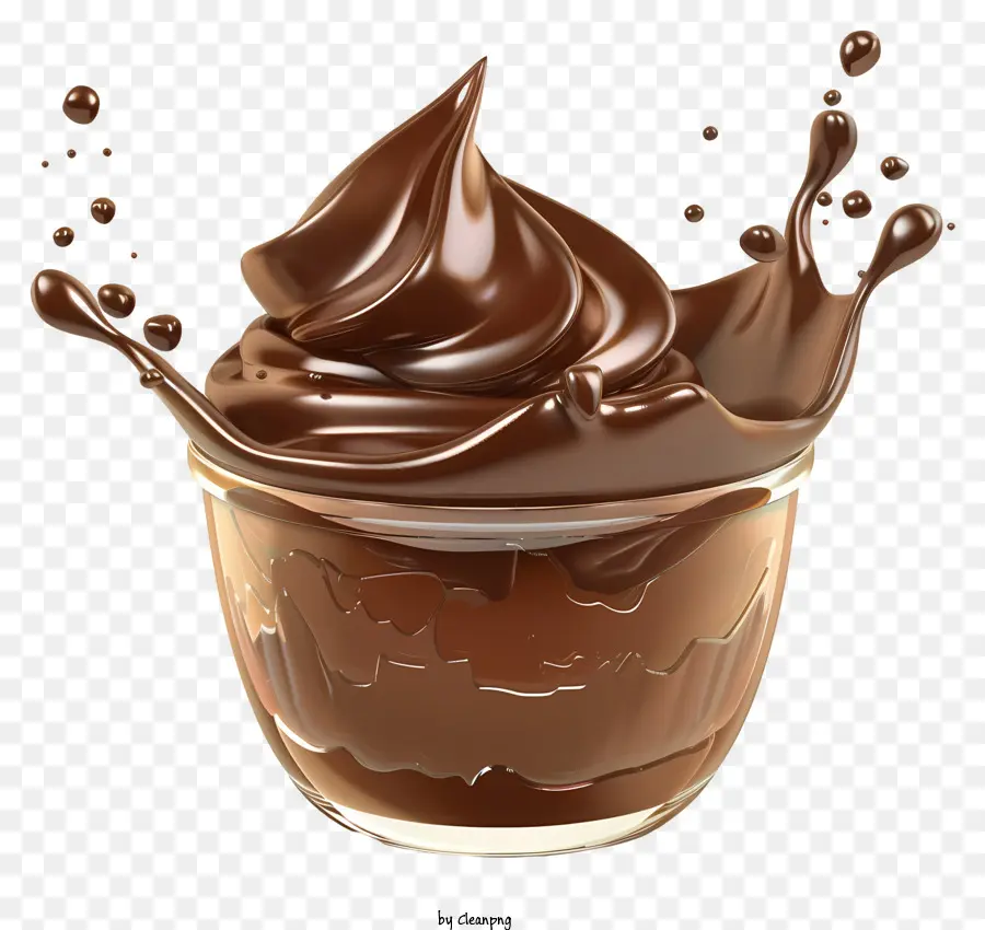 Journée Mousse Au Chocolat，Dessert Au Chocolat PNG