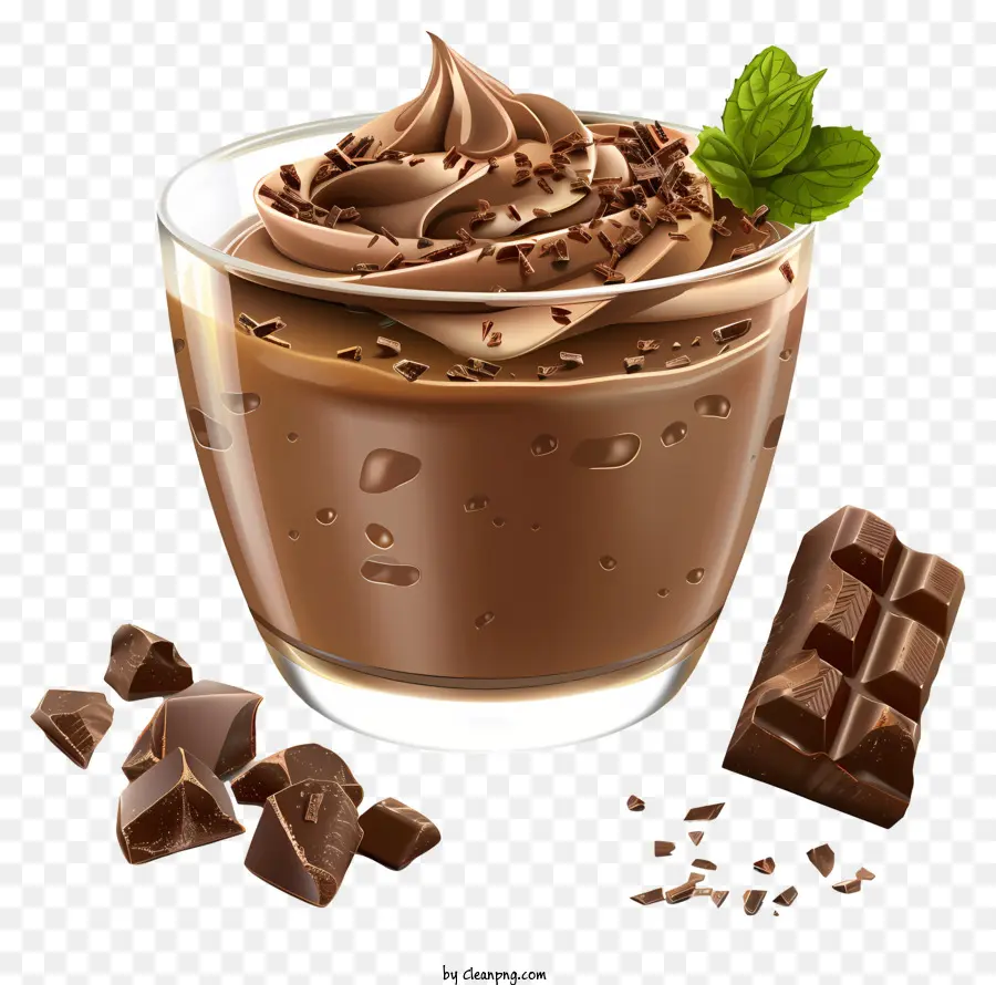 Journée Mousse Au Chocolat，Milk Shake Au Chocolat PNG