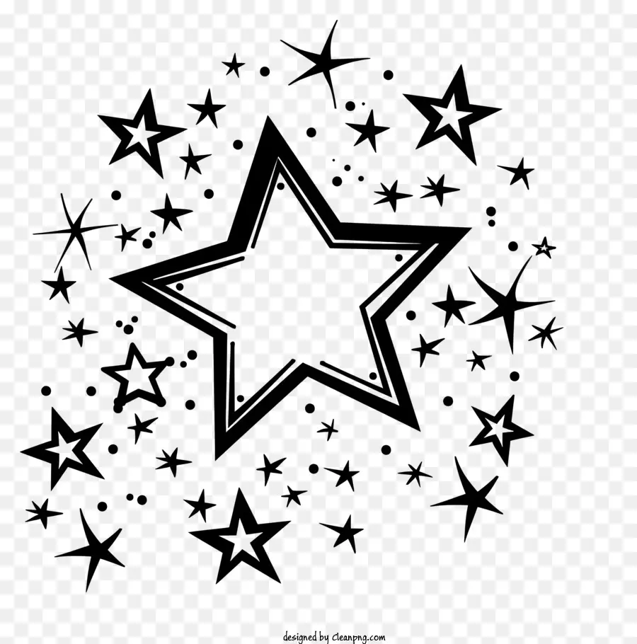Les étoiles，Ciel étoilé PNG