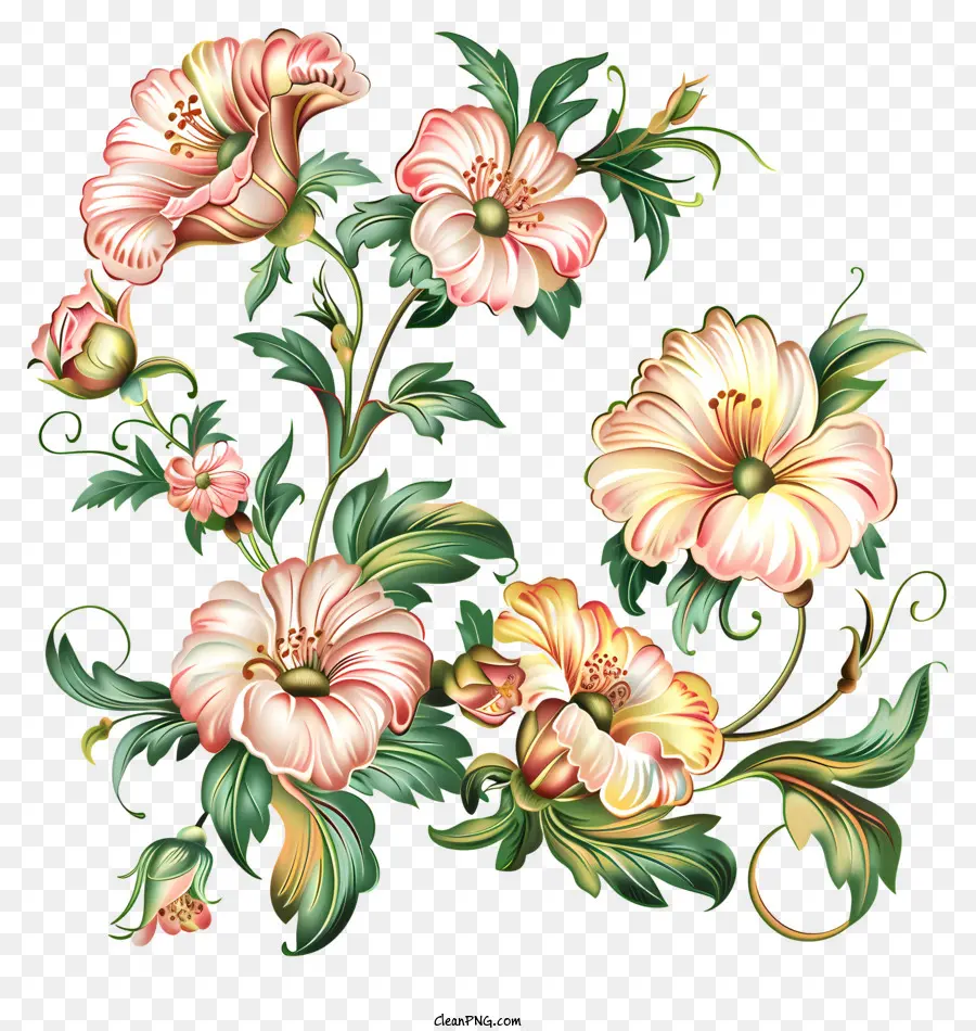 Flores，Design Floral PNG